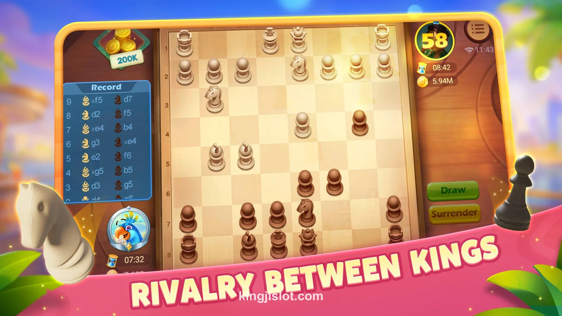 KingJL Slot App Dashboard Interface